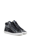 Diesel Mens S-Leroji Mid Sneakers In Black