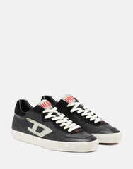 Diesel Mens S-Leroji Low Sneakers Black/White