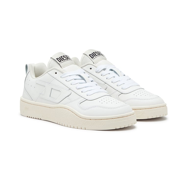 Diesel Mens S-Ukiyo V2 Low Sneakers In White