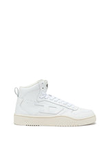 Diesel Y03364P5576 Mens S-Ukiyo V2 Mid Sneakers White