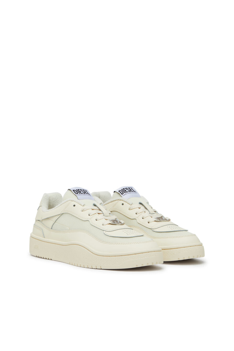 Diesel Mens M-Oval Skate Low Sneakers In Mayo