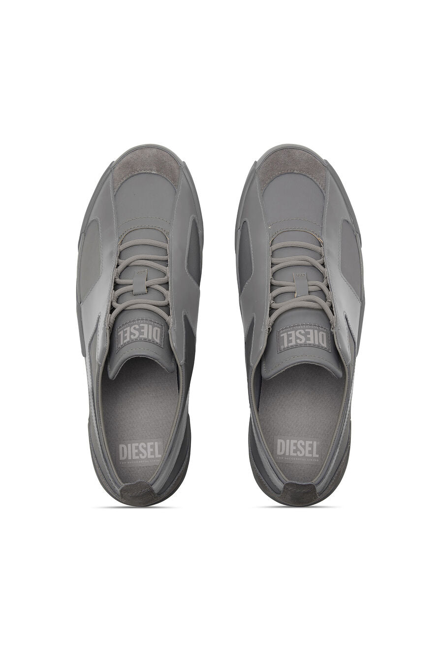 Diesel Mens S-Slante-D Low Sneakers In Grey