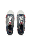 Diesel Mens D-Verse Mid Sneaker In Indigo