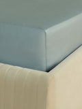 Egyptian Cotton T400 Extra Depth Fitted Sheet In Duck Egg