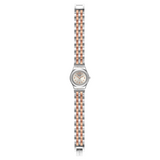 Swatch Minimix Ladies Watch In Steel & Rose