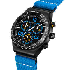 Swatch Blue Strap Moments Watch For Men