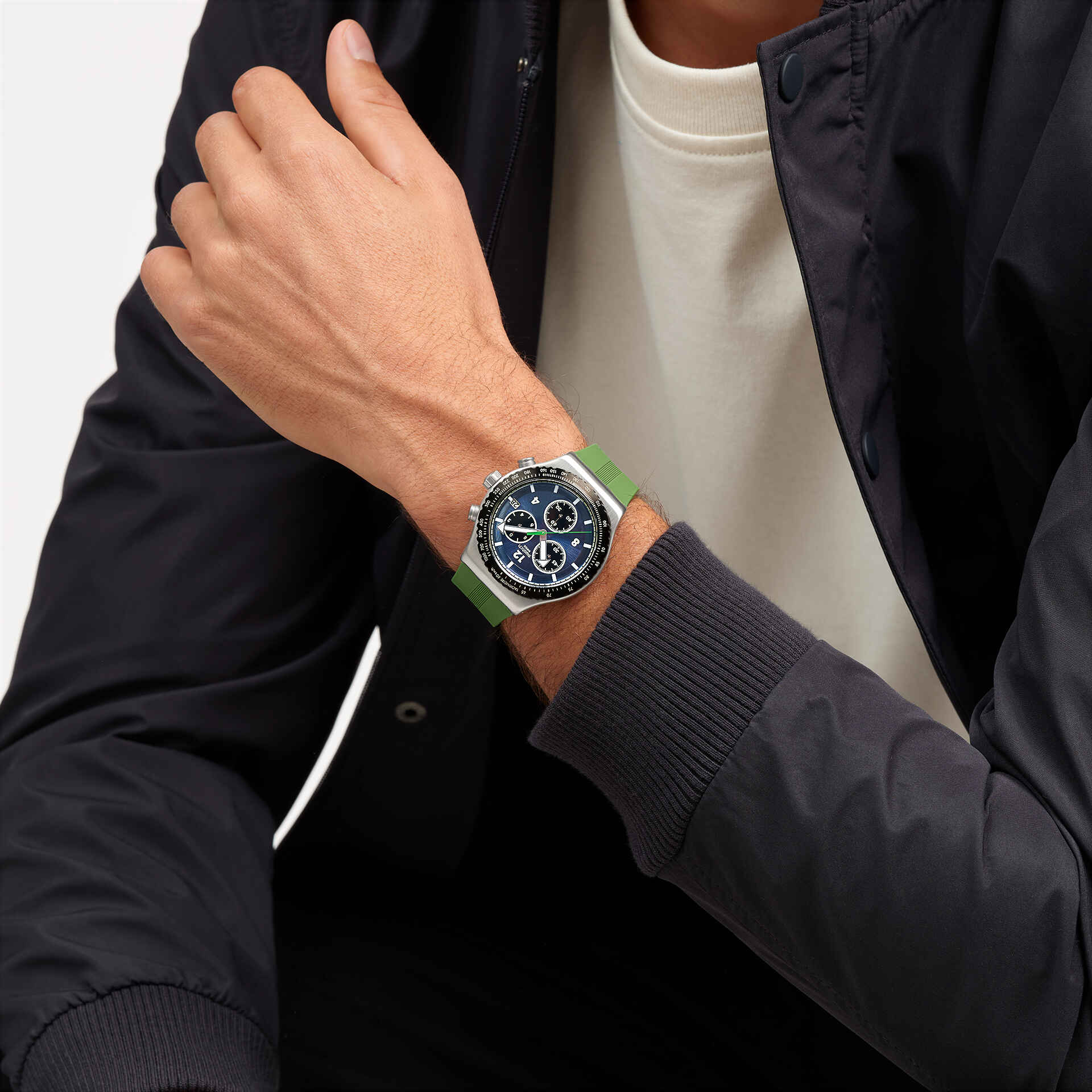 Swatch Dusk Through The Leaves Unisex Watch