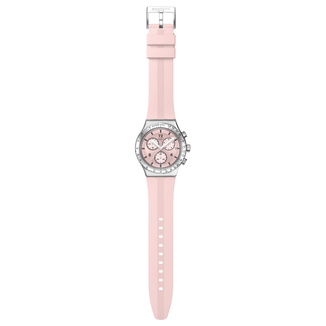 Swatch Poppingly Pink Watch For Women