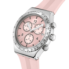 Swatch Poppingly Pink Watch For Women