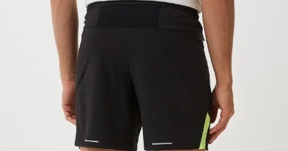 Anta Mens Advanced Running Woven Shorts In Black