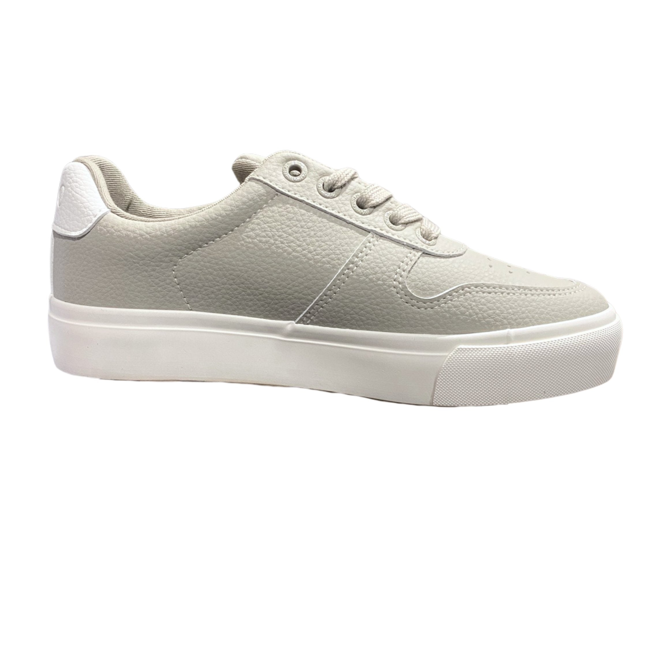 Polo Ladies Runnerised Platform Sneakers In Stone