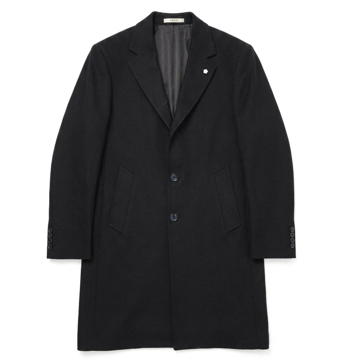 Owen Mens Casual Coat In Black
