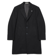 Owen Mens Casual Coat In Black
