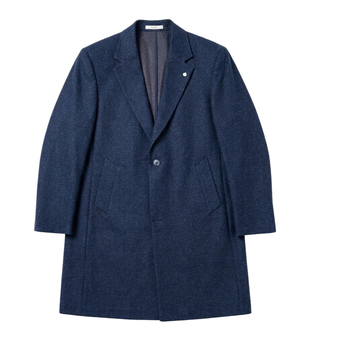 Owen Mens Casual Coat In Navy