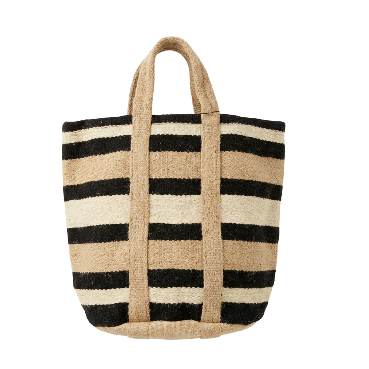 Izabel London Laundry Basket with Shirt In Black & Brown