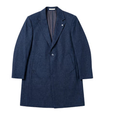 Owen Mens Casual Coat In Navy