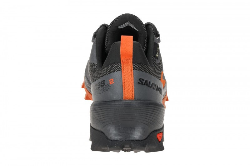 Salomon Mens Cross Over 2 GTX Shoes In Grey And Orange