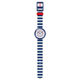 Flik Flak Boys Little Boat Watch In Blue & White