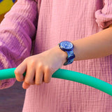 Flik Flak Blue Braid Kiddies Watch