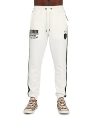 Soviet Mens Fashion Track Pants Coconut