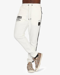 Soviet Mens Fashion Track Pants Coconut