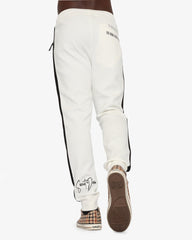 Soviet Mens Fashion Track Pants Coconut