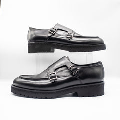 Zerga George Leather Shoe Black
