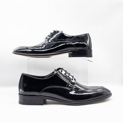 Zerga Tommy Leather Shoe Black