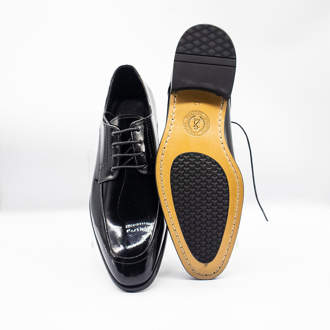 Zerga Tommy Leather Shoe Black