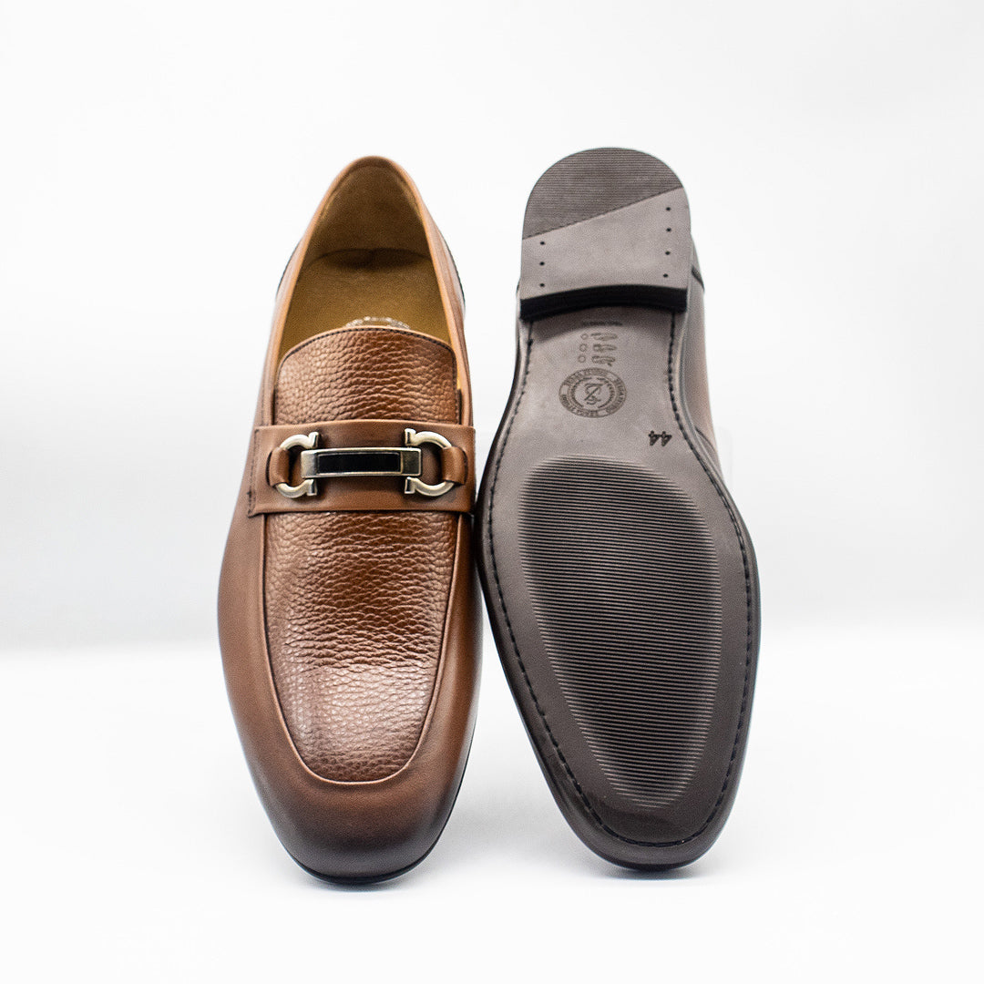 Zerga Barferr Leather Shoe Tan