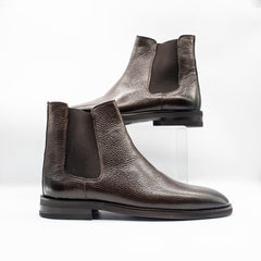 Zerga Delos-Boot Leather Shoe Brown