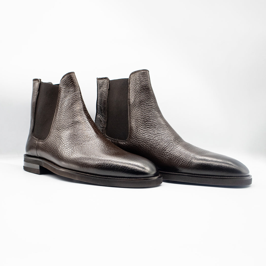 Zerga Delos-Boot Leather Shoe Brown