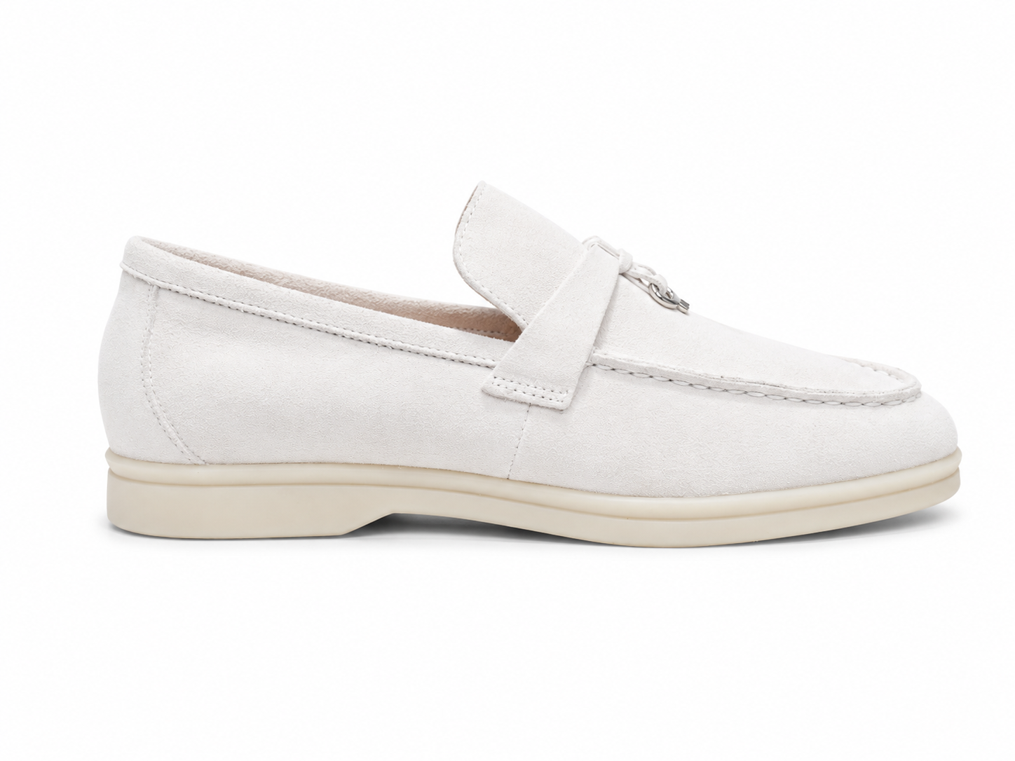 Zerga Womens Charm Moc Shoes In White