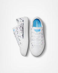 Converse Girls All Star Shoes In White Multi