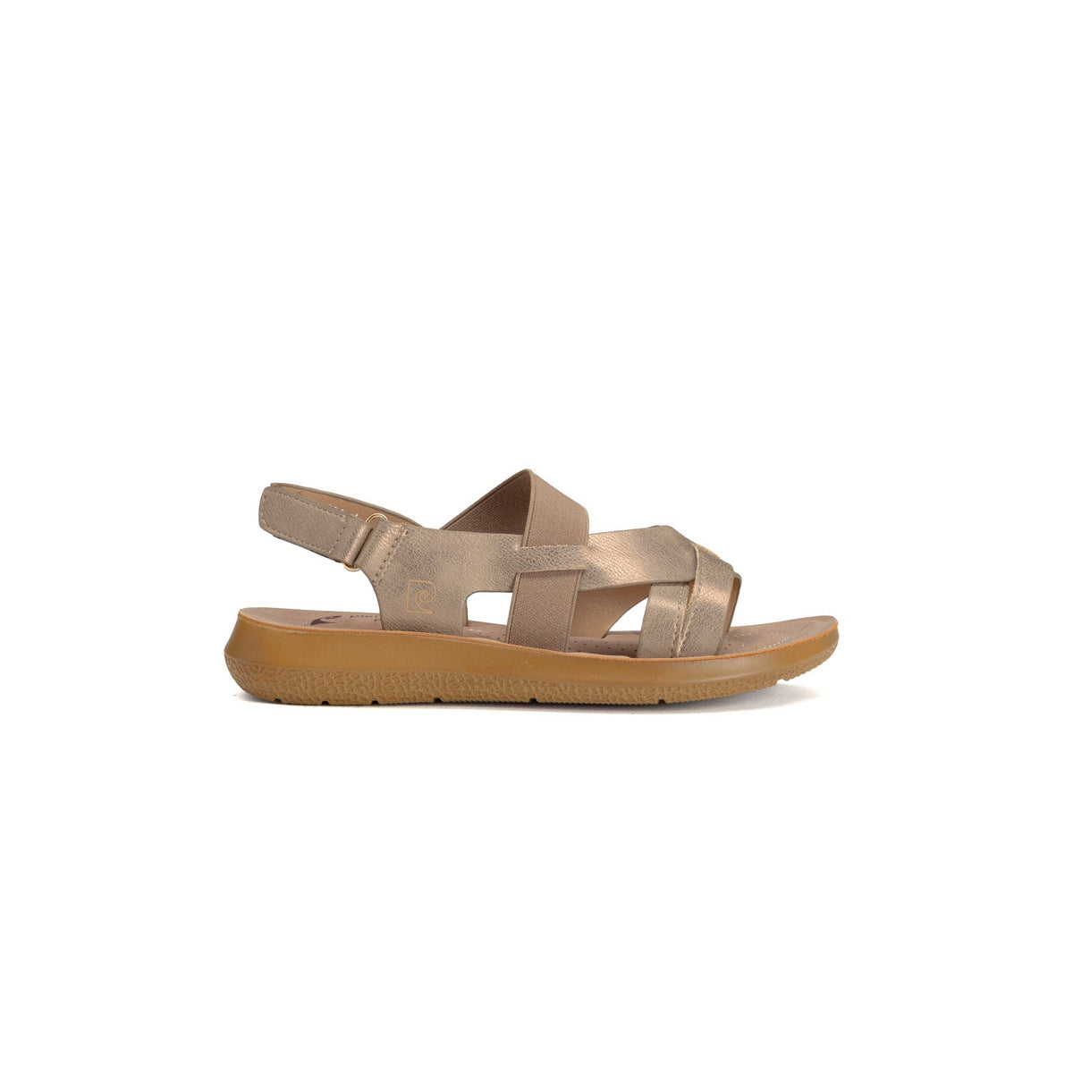 Pierre Cardin Ladies Satin 3 Sandals In Bronze