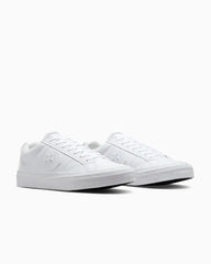 Converse Mens Casual Ox Faux Leather Shoes In White
