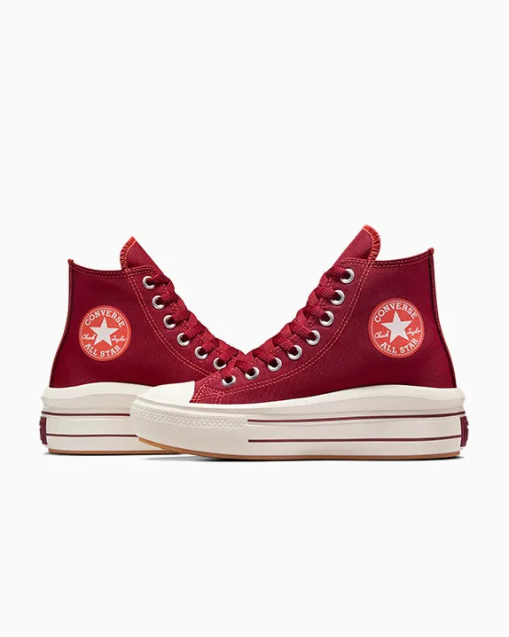 Converse  Womens Ctas Move Retro Hi Shoes Rose