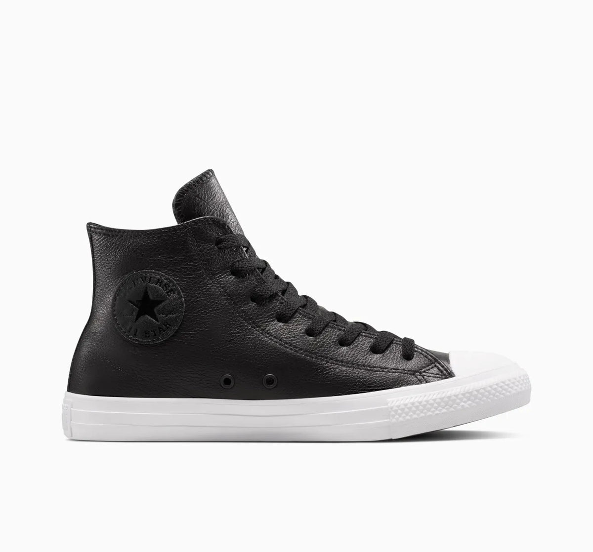 Converse All Star Unisex Seasonal Leather Chuck Taylor In Black