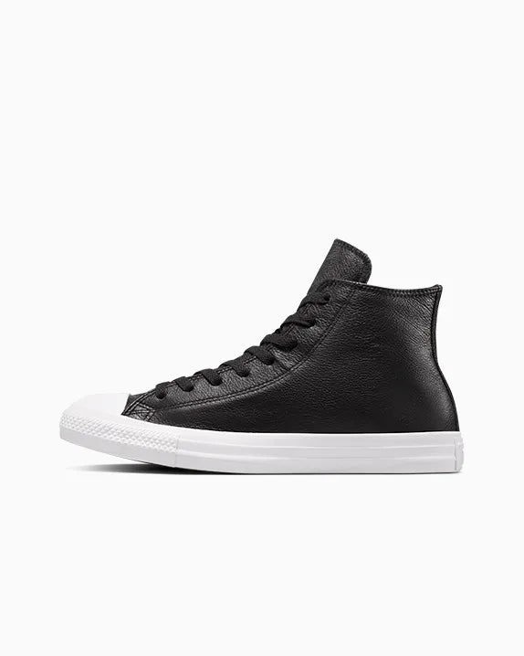 Converse All Star Unisex Seasonal Leather Chuck Taylor In Black