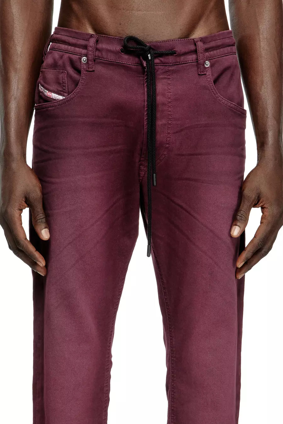 Diesel Mens Maroon D-Krooley-B Sweat Joggjean