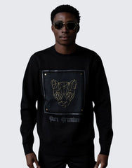 Pure Premium Tortano Sweater In Black