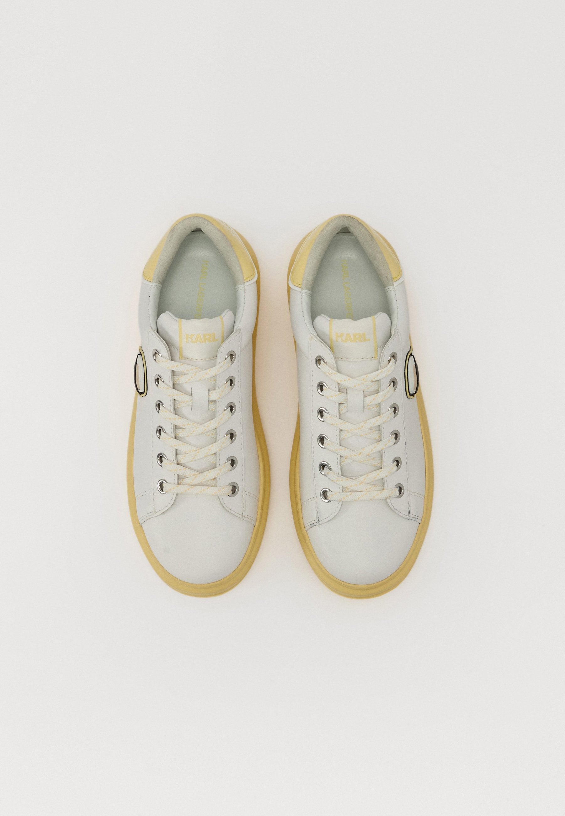 Karl Lagerfeld Kapri Sneakers White Yellow