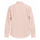 Polo Mens Long Sleeves Plain Shirt In Peach