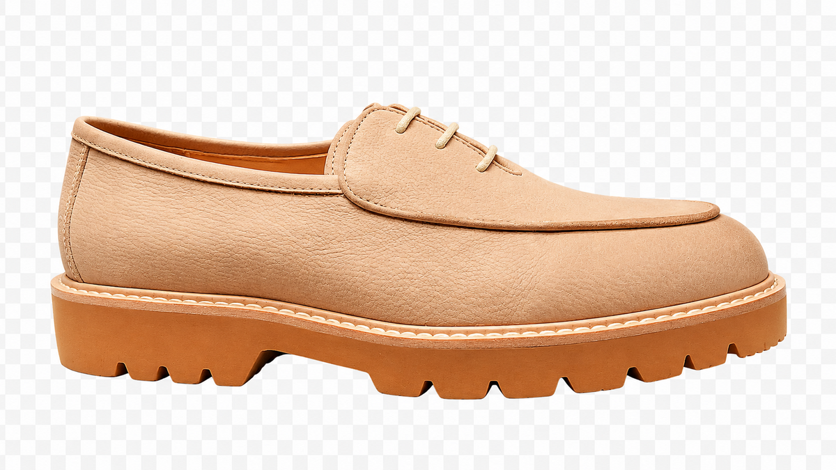 Zerga Mens Pienza Shoes In Khaki