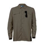 Watamu Mens Pemba Long Sleeves Shirt In Putty