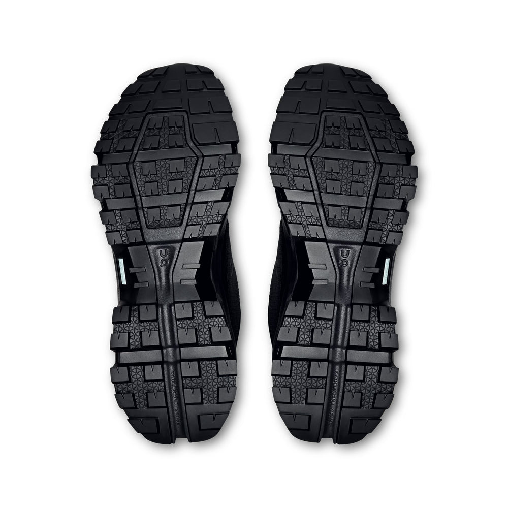 On Mens Cloudrock Low Waterproof Shoes In Black