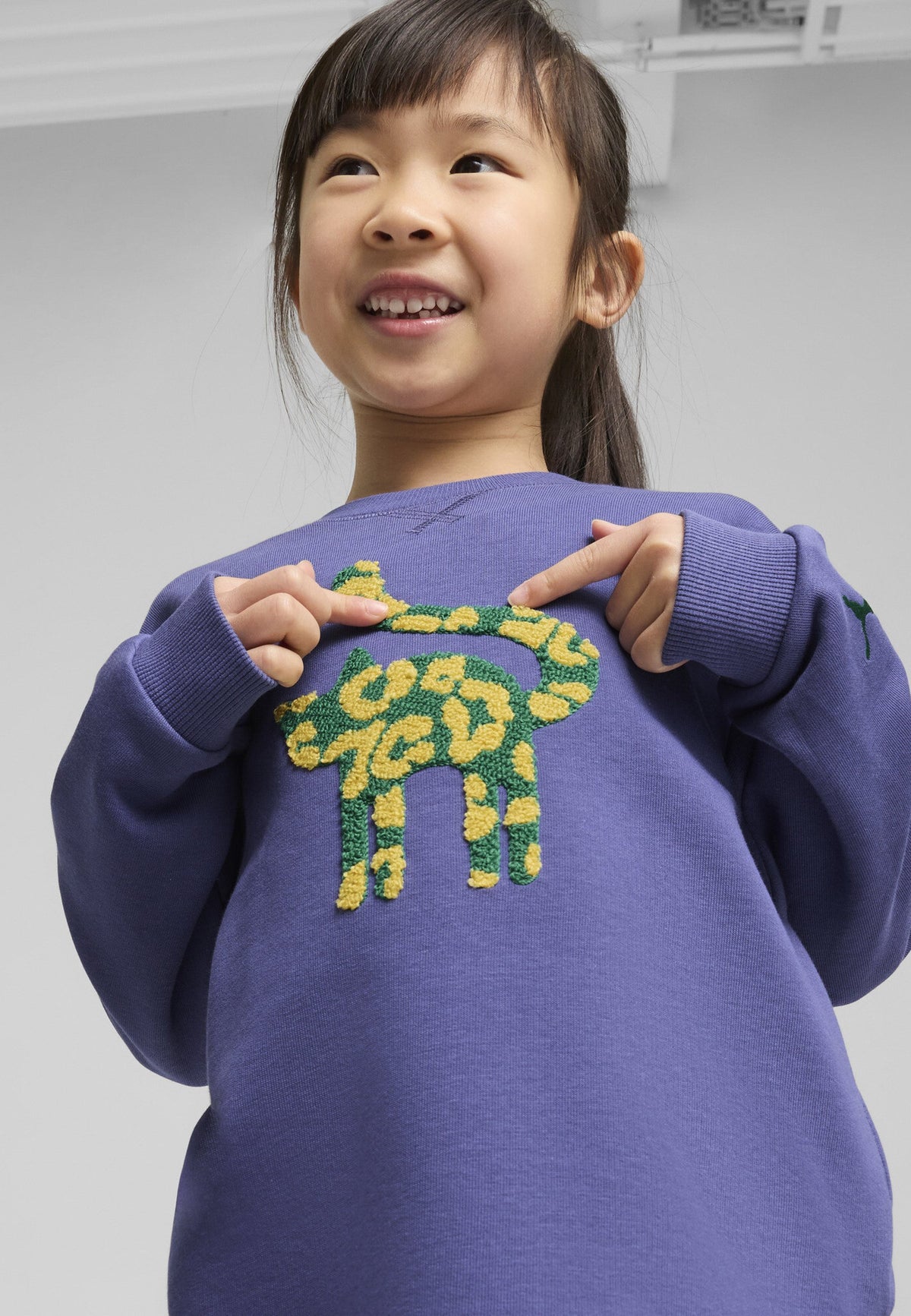 Puma Kids Blue Cats Club Crew Top