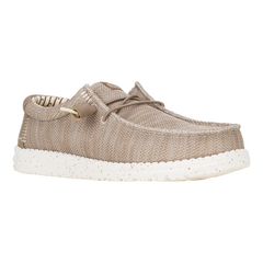 Hey Dude Mens Wally Stretch Mesh Shoes In Brown