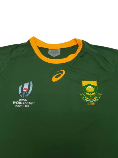 Asics Mens Springboks Fan Tee Rugby World Cup 2019 In Green