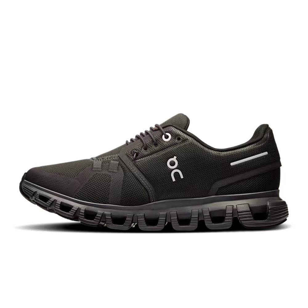 On Womens Cloud 6 Sneakers In Black